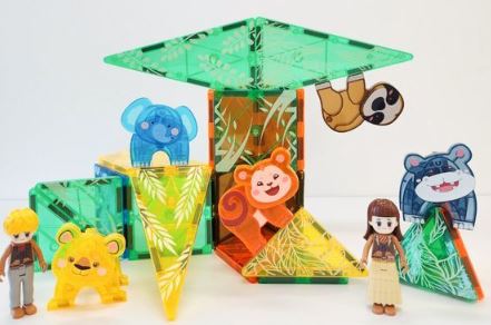 베이비 자석블럭 정글동물친구들